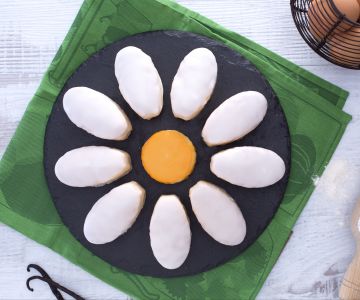 Tarta flor margarita