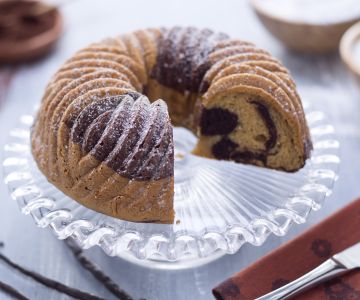Rosca marmoleada sin gluten