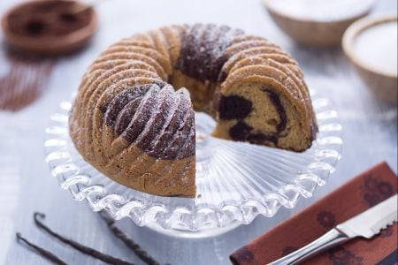 Rosca marmoleada sin gluten