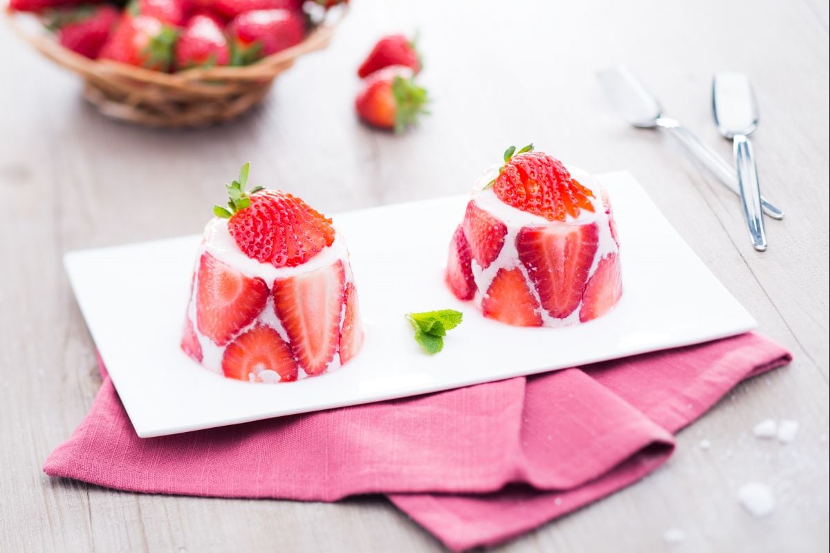 Panna cotta con agar agar
