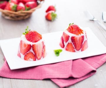 Panna cotta con agar agar