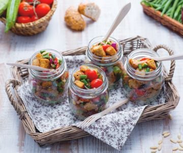 Panzanella crujiente