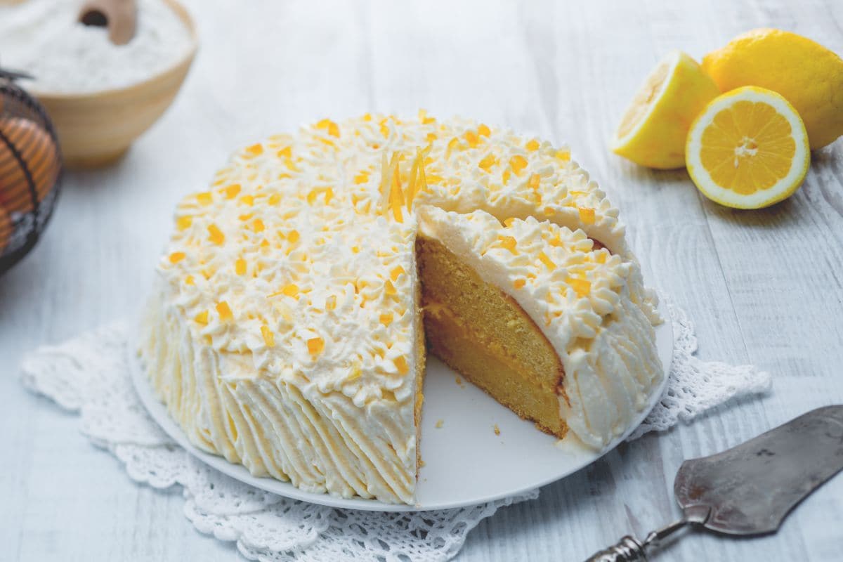 Tarta paraíso de limón