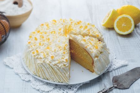 Tarta paraíso de limón