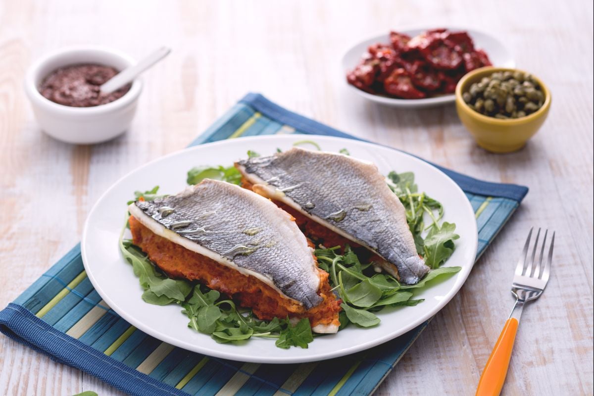 Sándwich de dorada a la siciliana