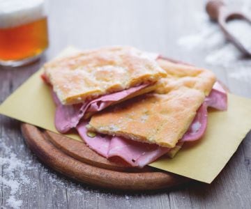 Pizza y mortazza