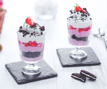 Trifle fresas y chocolate