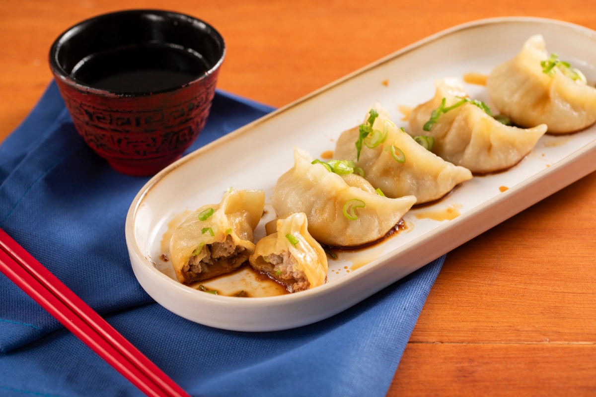 Raviolis de carne japoneses (Gyoza)