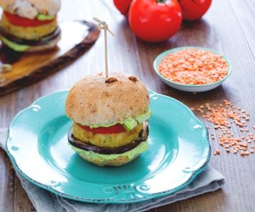 Hamburguesa de lentejas