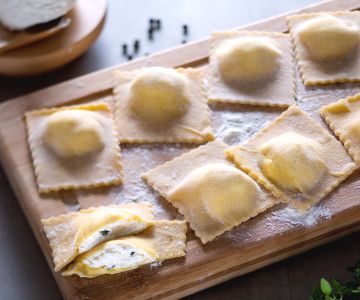 Ravioli de ricotta