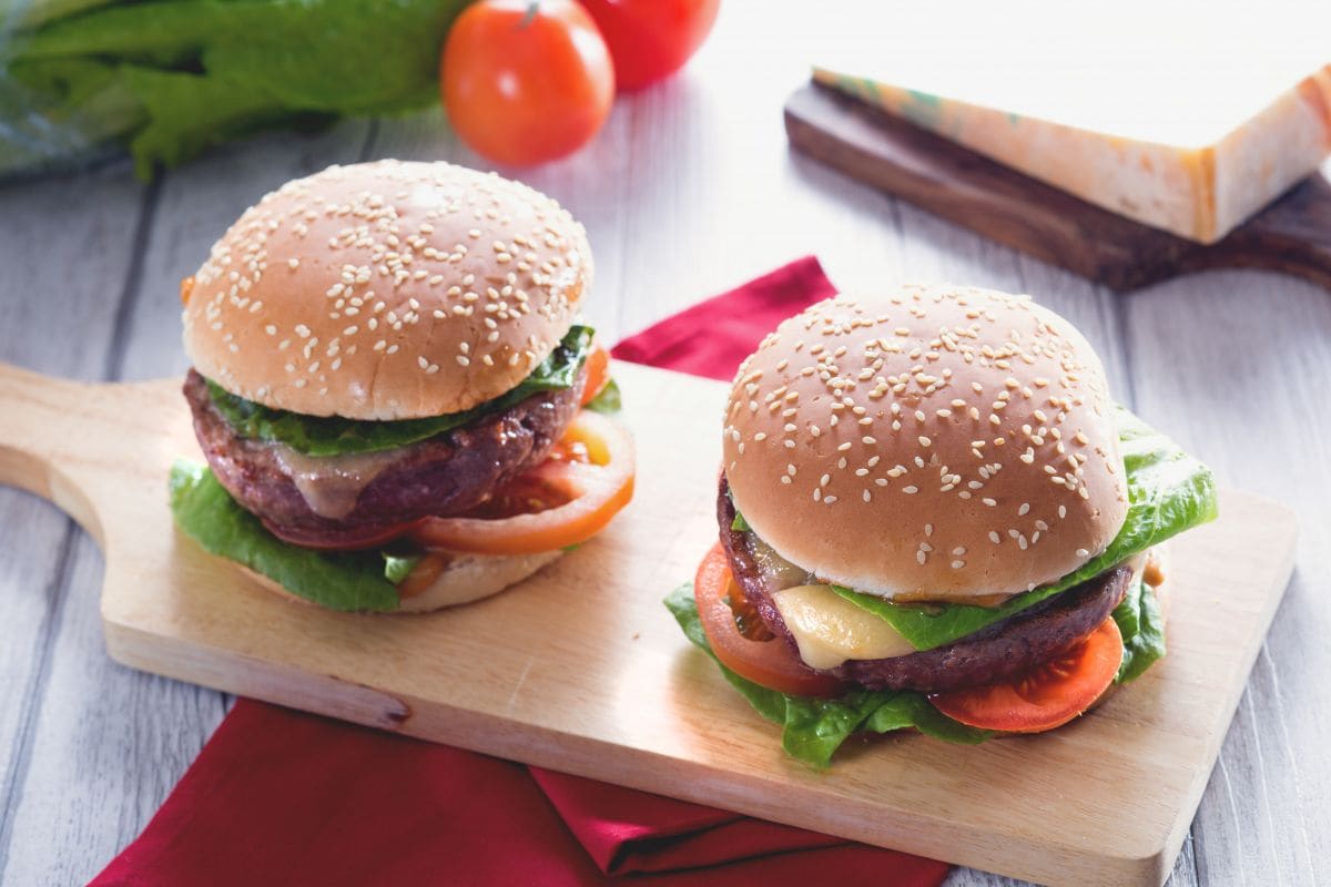 Hamburguesa de ternera con mayonesa de soja