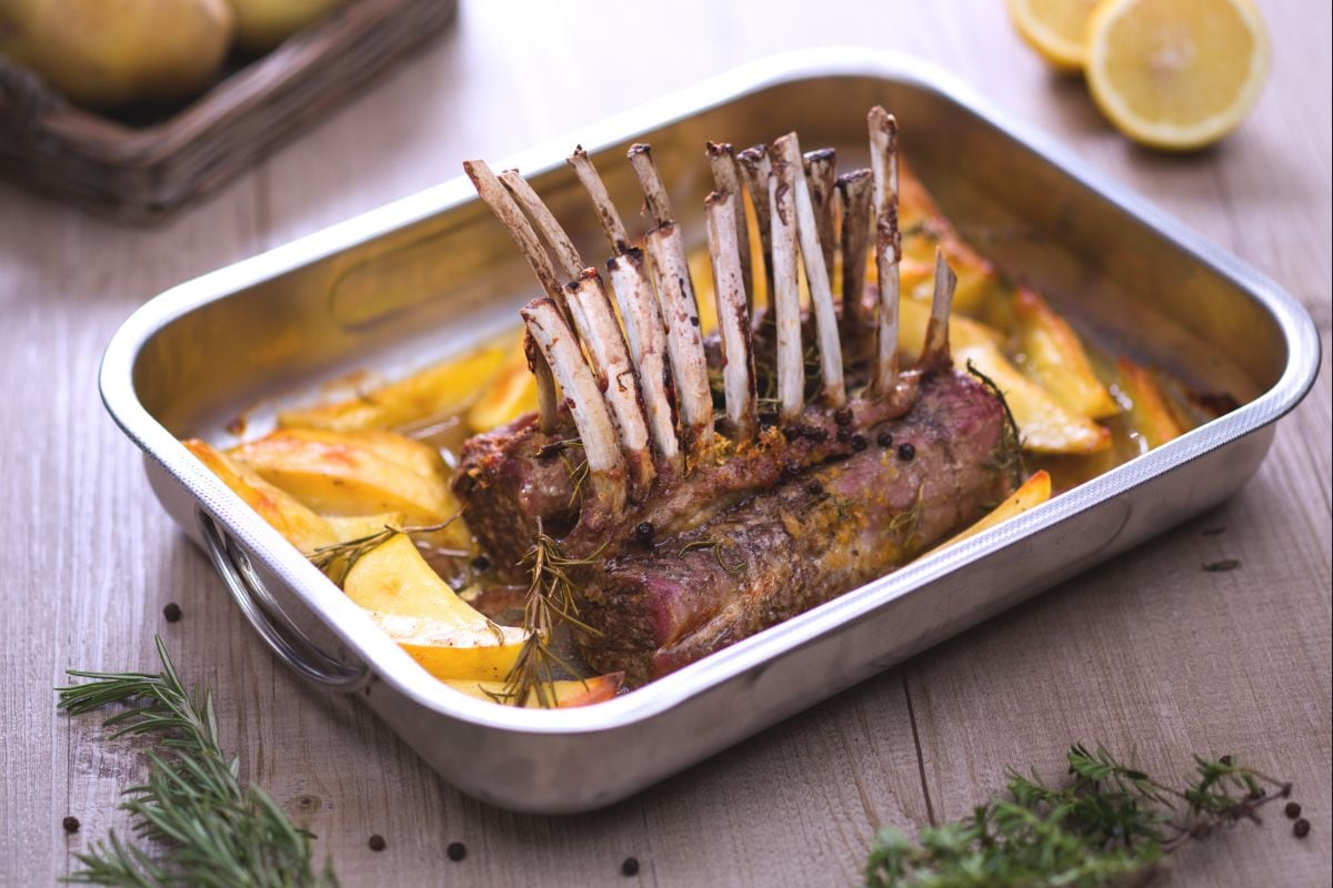 Chuletas de cordero al horno