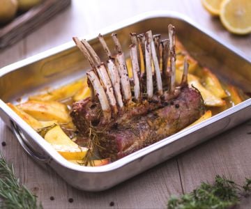 Chuletas de cordero al horno