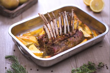 Chuletas de cordero al horno
