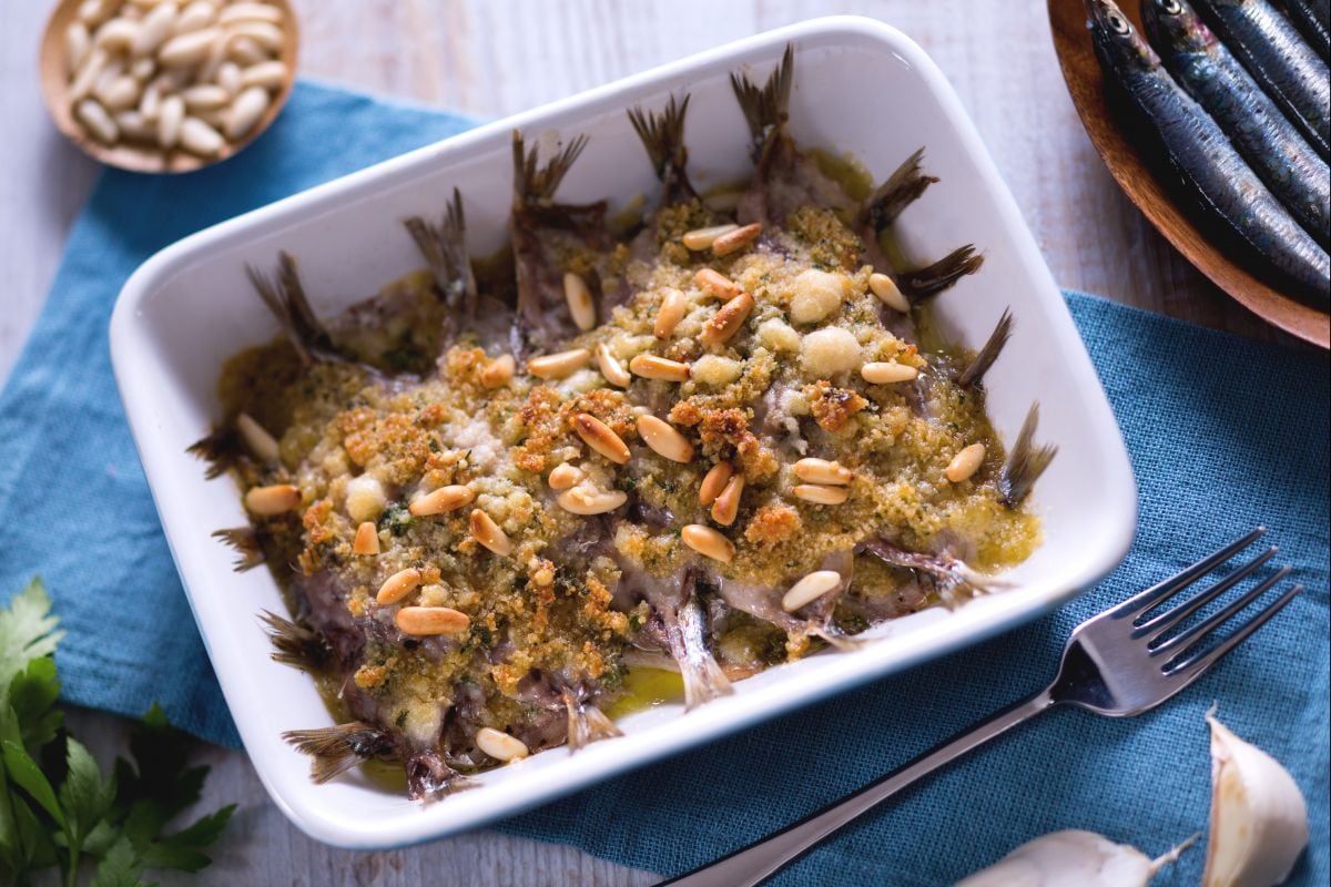 Sardinas al horno