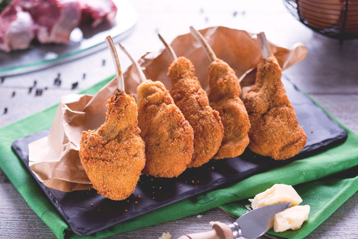 Chuletas de cordero fritas