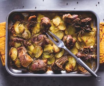 Cabrito al horno con patatas