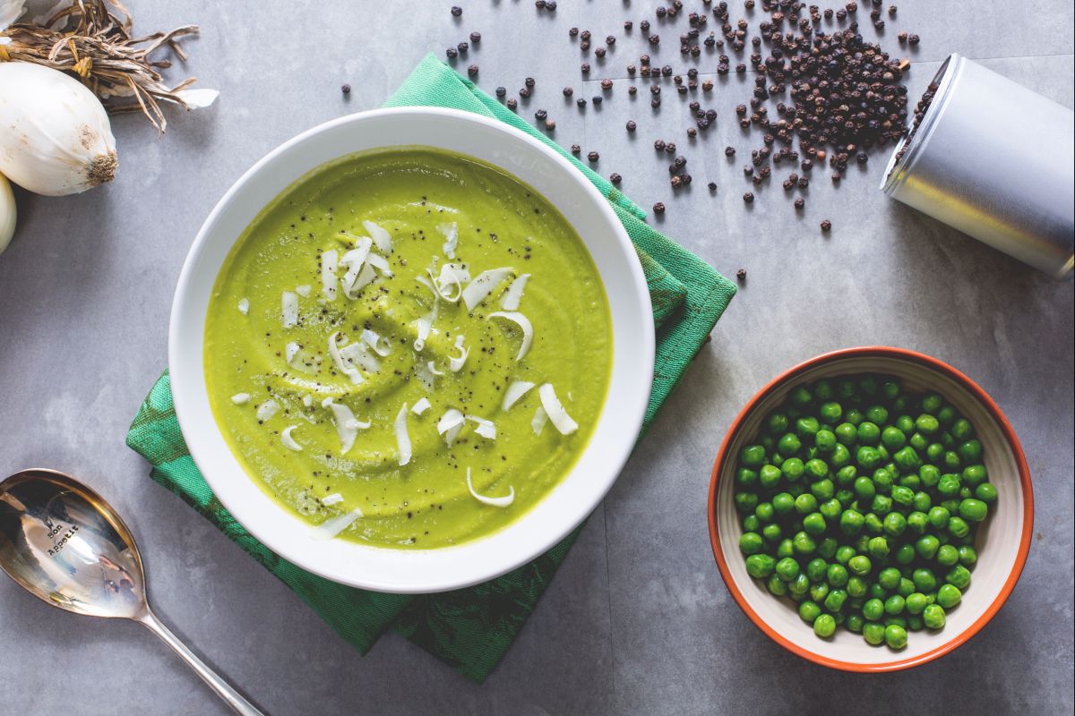 Crema de guisantes
