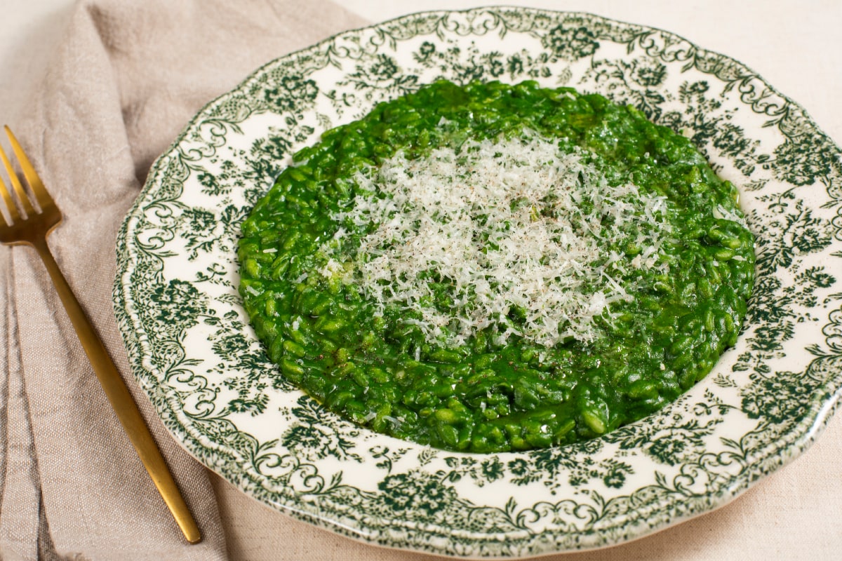 Risotto de ortigas