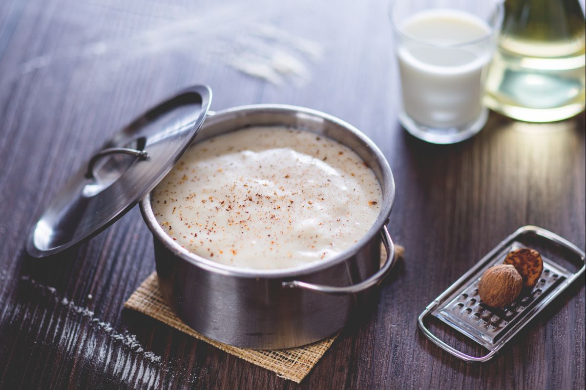 Bechamel sin mantequilla