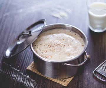 Bechamel sin mantequilla