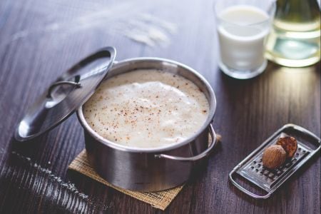 Bechamel sin mantequilla