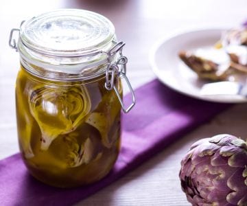 Alcachofas en aceite
