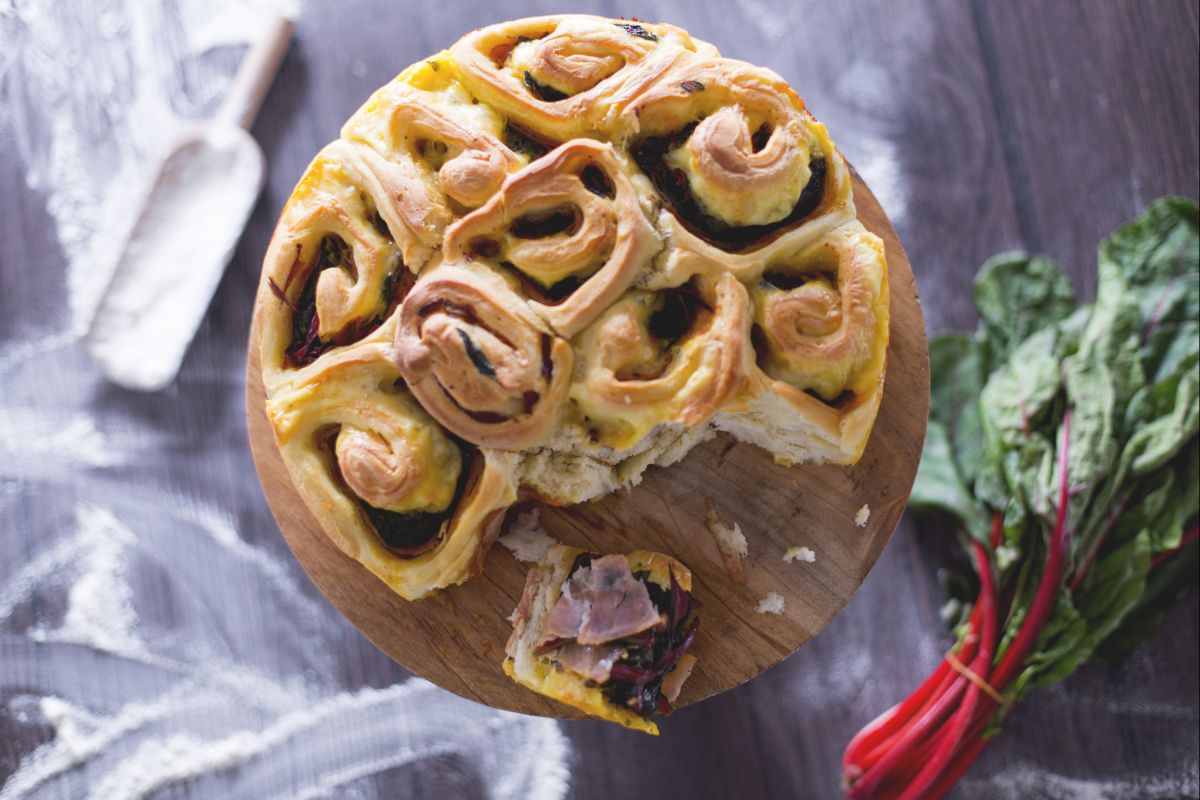Tarta salada de rosas