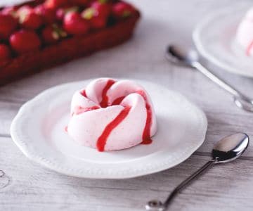 Semifrío de fresas
