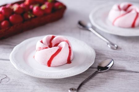 Semifrío de fresas