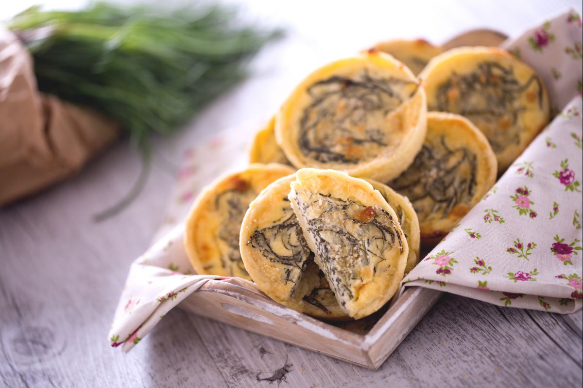 Pastelitos salados de agretti