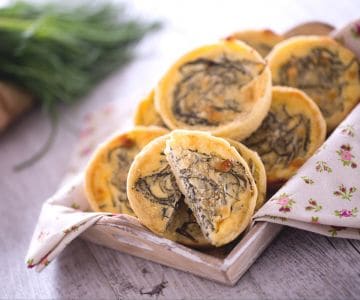 Pastelitos salados de agretti