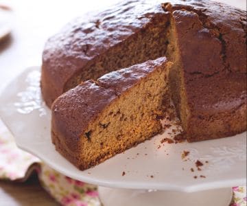 Tarta con harina integral
