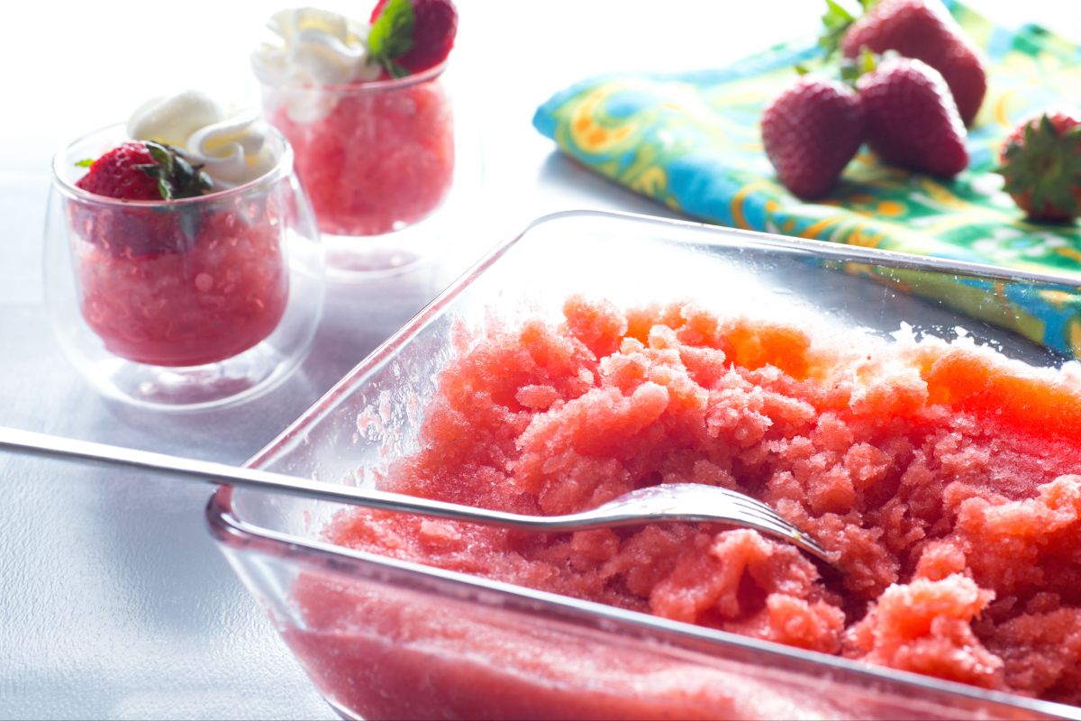 Granizado de fresa