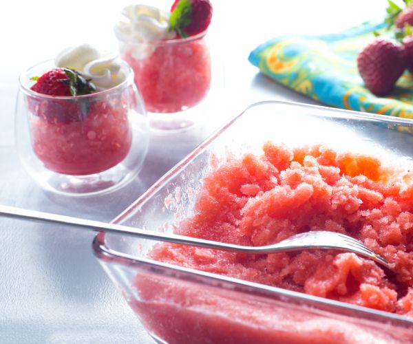 Granizado de fresa