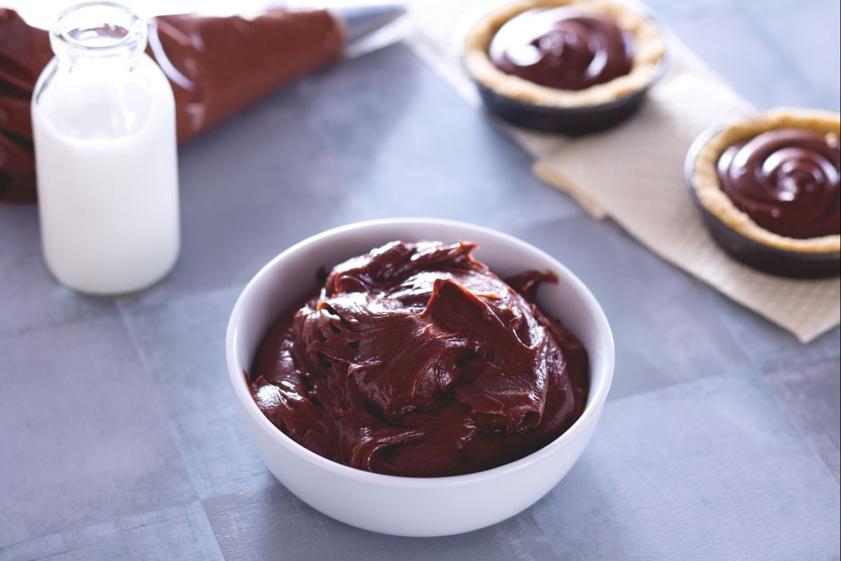 Ganache de chocolate con leche