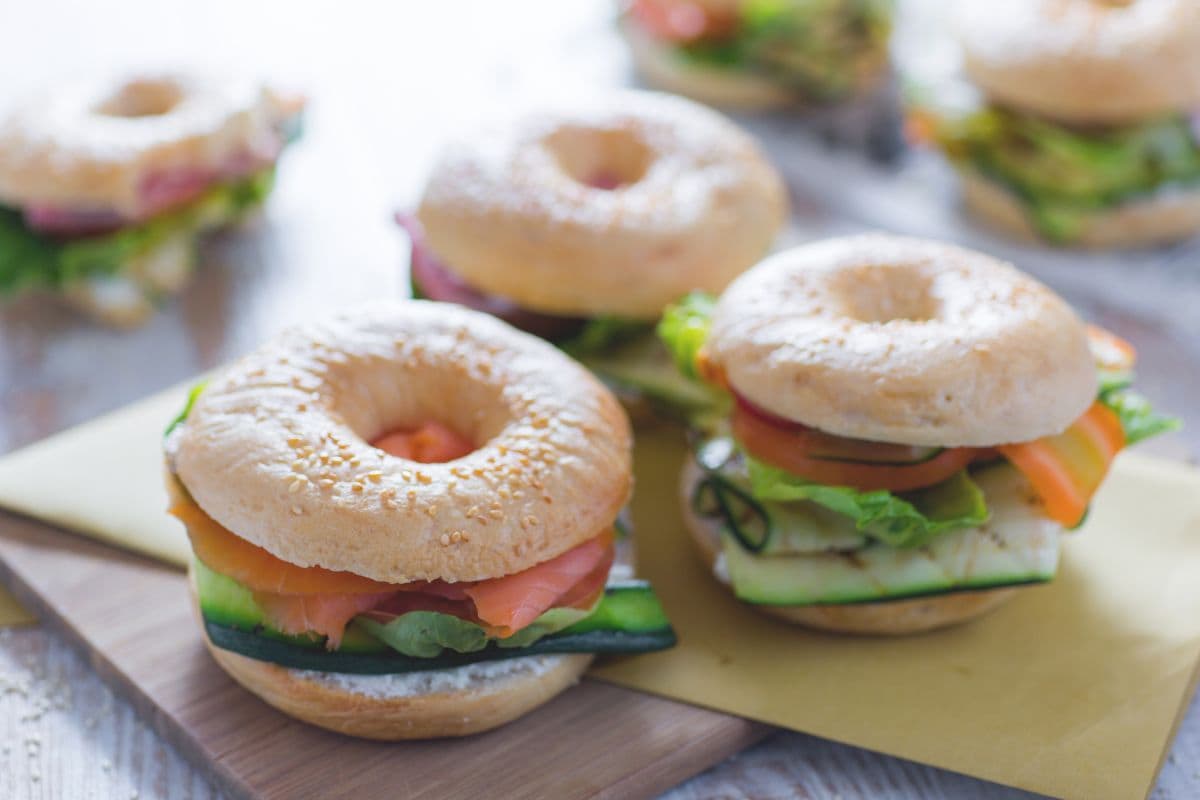 Bagel relleno