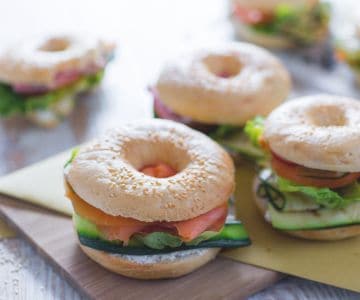 Bagel relleno