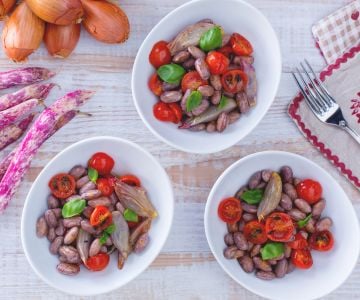 Ensalada de alubias frescas