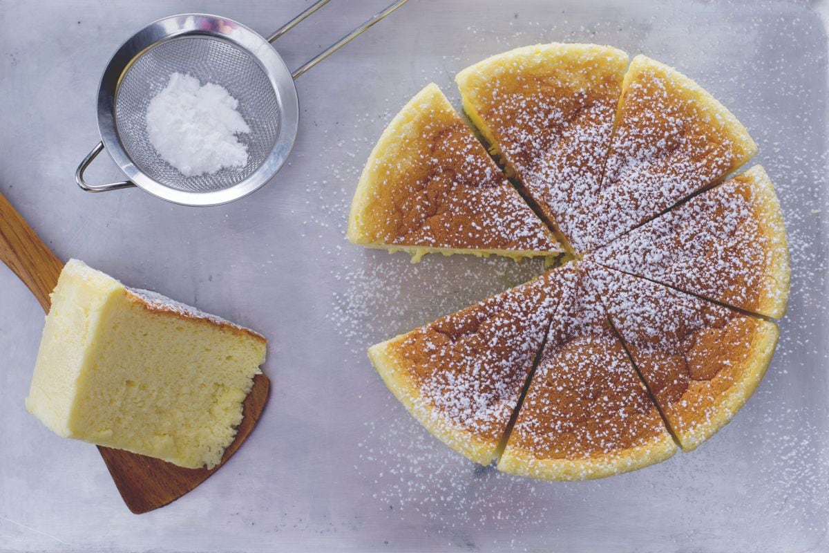 Pastel de queso japonés