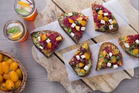 Tostada vegana
