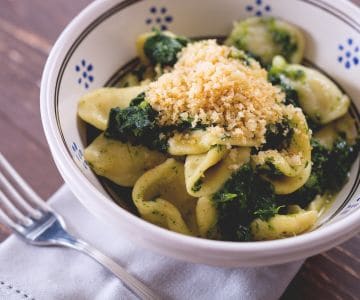 Orecchiette con cime de nabo