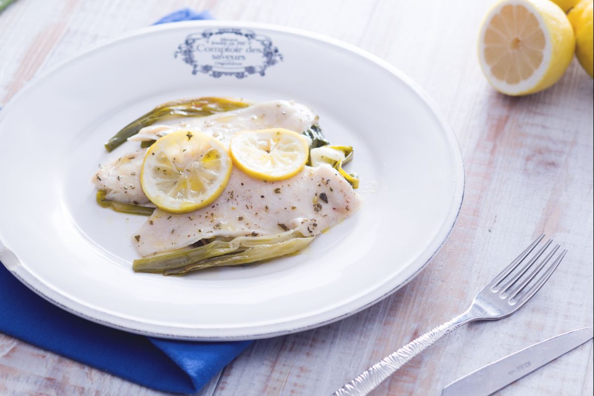 Filetes de platija al horno