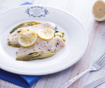 Filetes de platija al horno