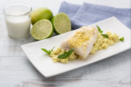 Filete de bacalao al jengibre