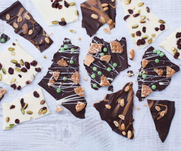 Chocolate bark candy