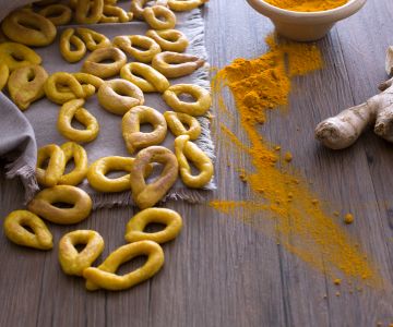Taralli jengibre y cúrcuma