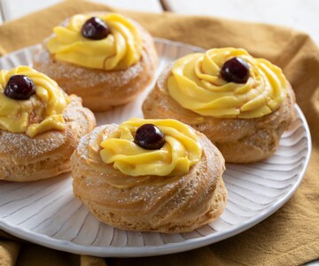 Zeppole de San José al horno