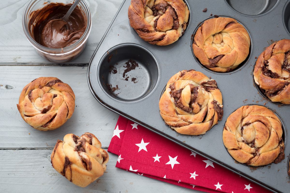 Rollos de pan brioche