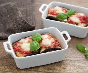 Rollitos de berenjena a la mediterránea